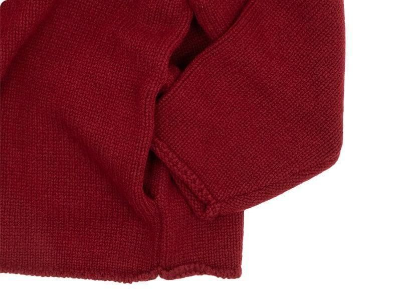 Atelier d'antan Degasʥɥ Wool Knit Cardigan DARK RED