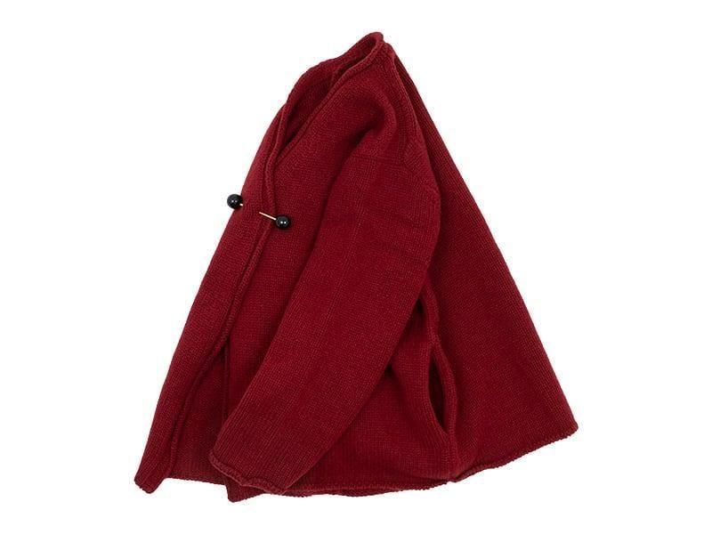 Atelier d'antan Degasʥɥ Wool Knit Cardigan DARK RED