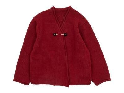 Atelier d'antan Degas(ドガ) Wool Knit Cardigan DARK RED