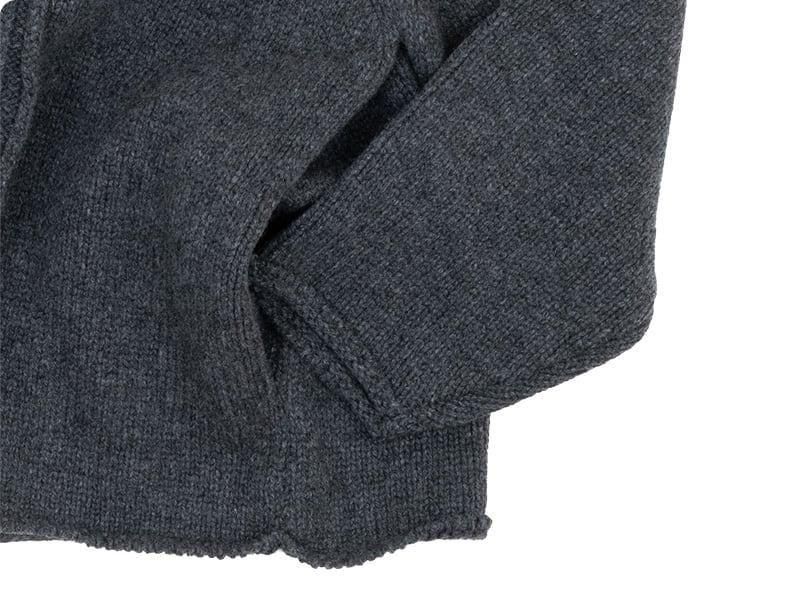 Atelier d'antan Degasʥɥ Wool Knit Cardigan DARK GRAY