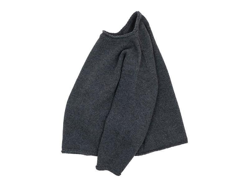 Atelier d'antan Rubin（ルビン） Wool Knit Crew DARK GRAY Atelier d