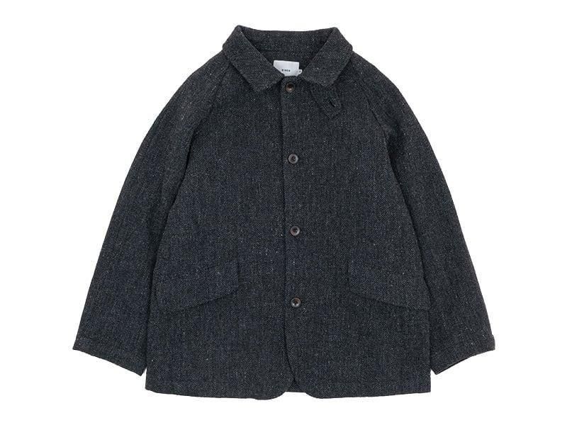 【極美品】RINEN リネン ツイードヘリンボーン ジャケット カバーオール M 極美品】RINEN リネン ツイードヘリンボーン ジャケット カバーオール