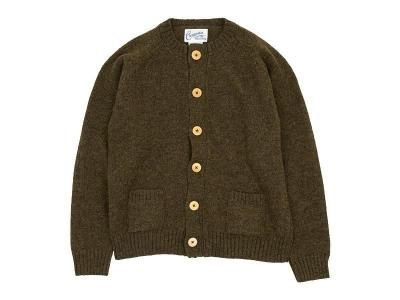 Charpentier de Vaisseau Katie Crew Neck Knit Cardigan OLIVE