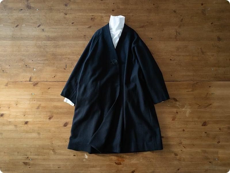 Atelier d'antan Latourʥȥ Wool Coat BLACK