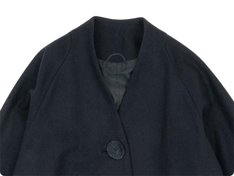 Atelier d'antan Latourʥȥ Wool Coat BLACK