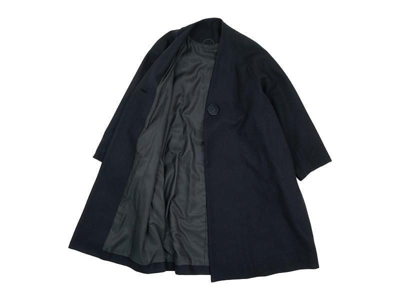 Atelier d'antan Latourʥȥ Wool Coat BLACK
