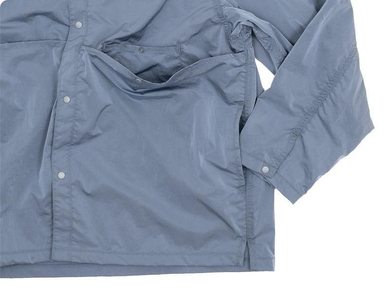 ENDS and MEANS Light Shirts Jacket Ash Blue
