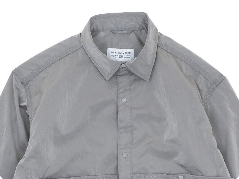 ENDS and MEANS Light Shirts Jacket Steel