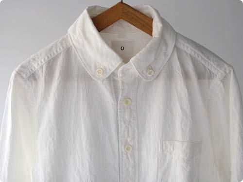 maillotroll collar B.D. shirtsWHITE