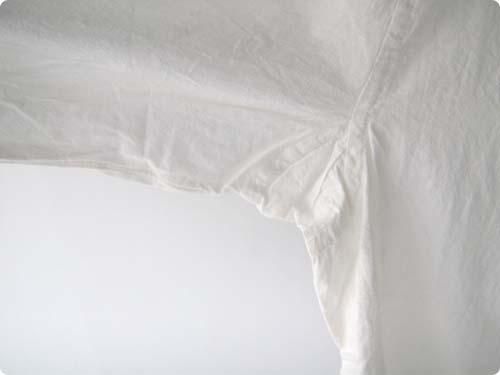 maillotroll collar B.D. shirtsWHITE