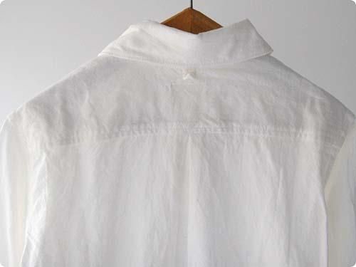 maillotroll collar B.D. shirtsWHITE