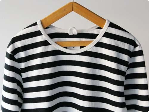 maillotborder long T BLACK