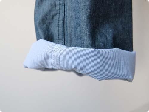 dip Double layer pants BLUE