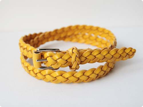 ANGLO 4PLY BRAIDED BELT LIMONE