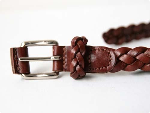 ANGLO 4PLY BRAIDED BELT PAPAYA