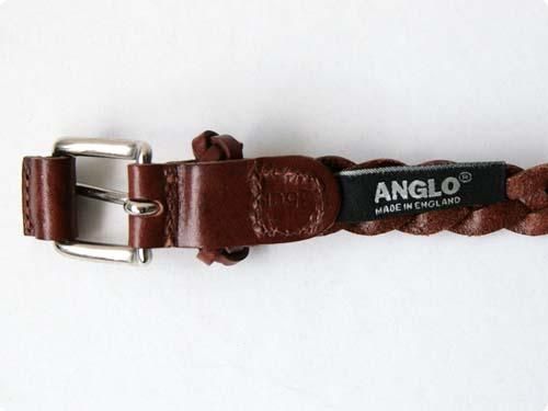 ANGLO 4PLY BRAIDED BELT PAPAYA