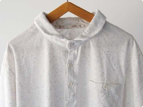 dip ROUND COLLAR POLO WHITE
