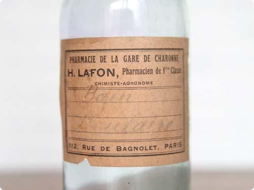 古い薬瓶 ブルー インテリア雑貨通販・取扱い rusk（ラスク）