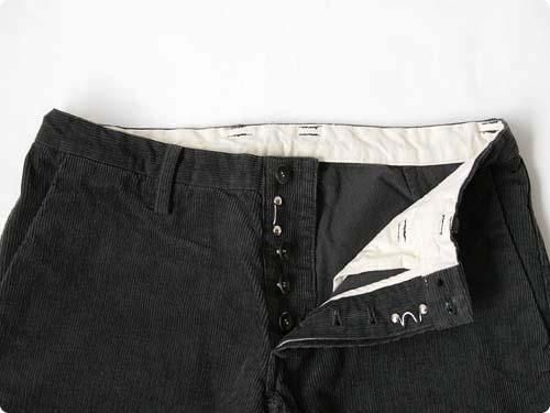 Honor gathering Vintage Corduroy Pants GRAY KHAKI