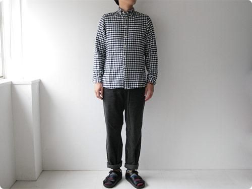 Honor gathering Vintage Corduroy Pants GRAY KHAKI