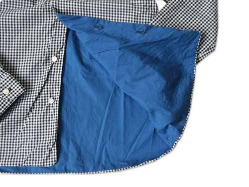 EEL ӡȥ륷 19BLACK GINGHAM x BLUE