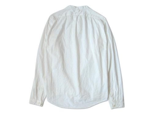 maillot band collar shirts WHITE