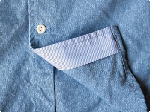 dip ITALIAN NAVY CHAMBRAY SHIRTS