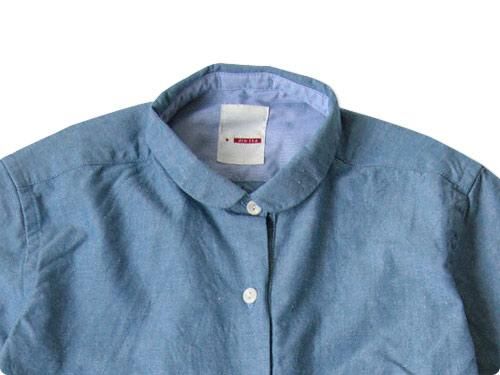 dip ITALIAN NAVY CHAMBRAY SHIRTS ONEPIECE