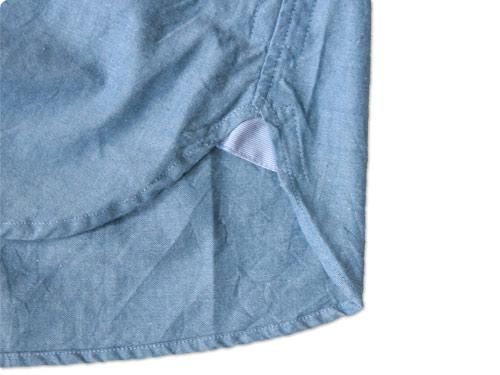 dip ITALIAN NAVY CHAMBRAY SHIRTS ONEPIECE