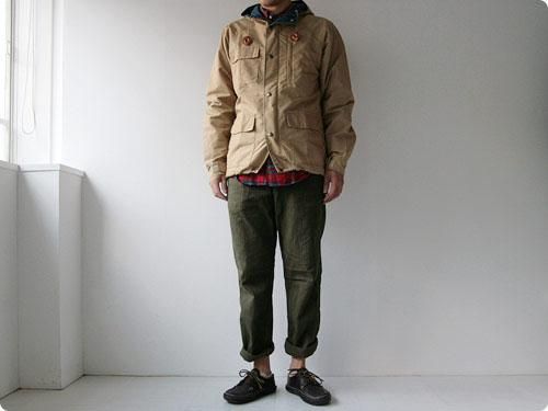 SIERRA DESIGNS Short Parka V.Tan x Navy