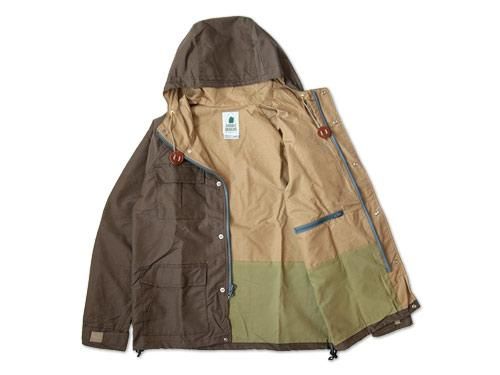 SIERRA DESIGNS Short Parka Brown x V.Tan