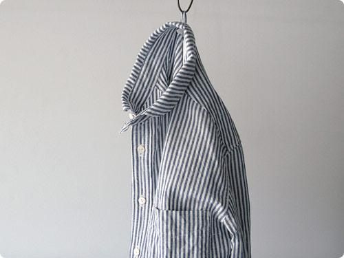 maillot Sunset round collor work shirts STRIPE