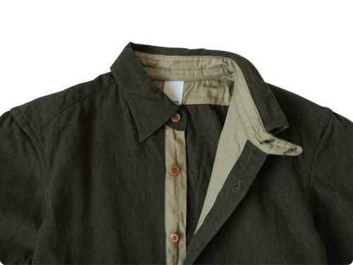 TATAMIZE P/O SHIRTS WOOL OLIVE