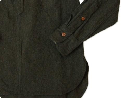 TATAMIZE P/O SHIRTS WOOL OLIVE