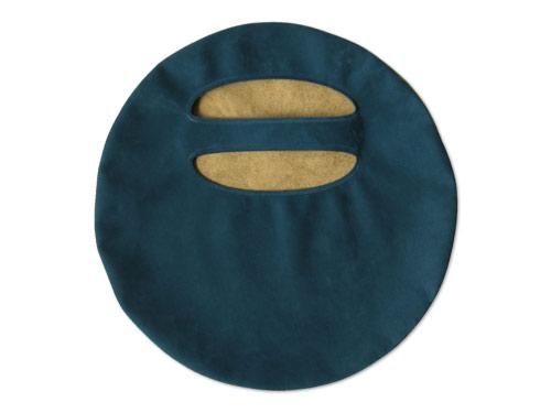 ߥ CIRCLE BAG 1DARK BLUE x MUSTARD