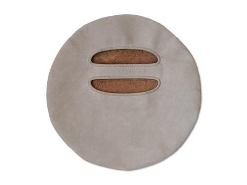 ߥ circle bag mini 3LIGHT GRAY x BROWN