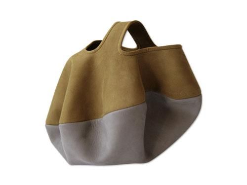 ߥ circle bag mini 6MUSTARD x LIGHT GRAY