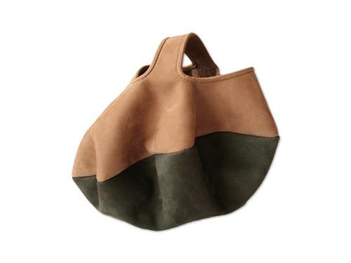 ߥ circle bag mini 9BROWN x OLIVE