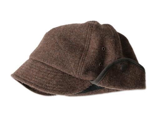 TATAMIZE WOOL CAP BROWN