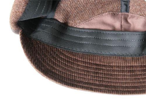 TATAMIZE WOOL CAP BROWN