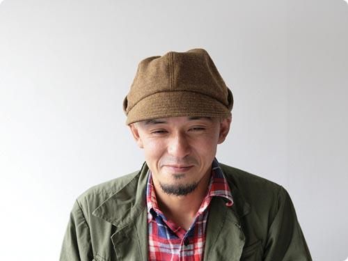 TATAMIZE WOOL CAP BROWN