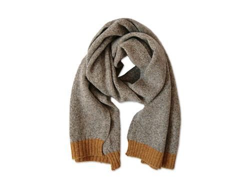 NOR' EASTERLY WOOL SCARF MUSHROOM