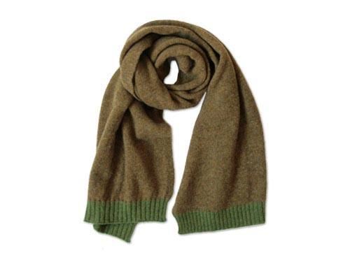NOR' EASTERLY WOOL SCARF ASPARAGUS