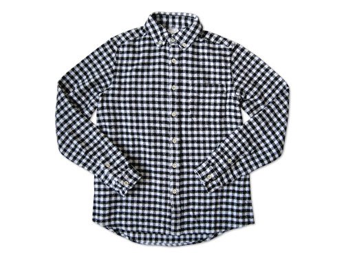 maillot Cotton flannel gingham B.D. shirts BLACK x OFF