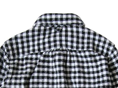 maillot Cotton flannel gingham B.D. shirts BLACK x OFF