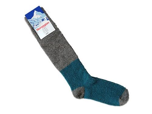 NORWEGIAN STYLE BULKY LONG 2-TONE SOCKS