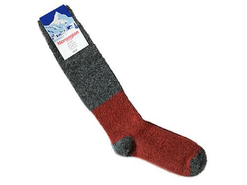 NORWEGIAN STYLE BULKY LONG 2-TONE SOCKS