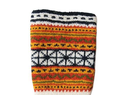 TINES WOOL SOCKS NAVY LINE