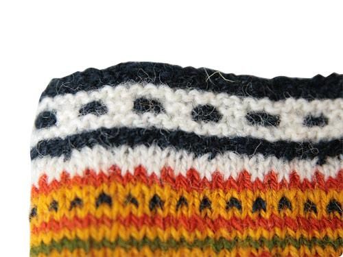 TINES WOOL SOCKS NAVY LINE