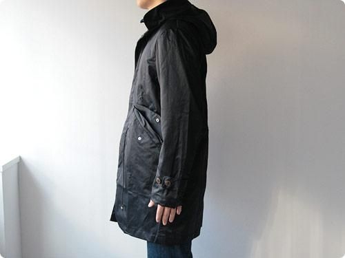 dip cotton nylon coat NAVY